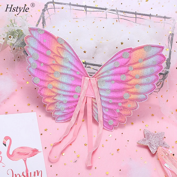 green emerald velvet dress Intellifun Girls 4 Piece Princess Fairy Dress Up Costume Set with Wings, Tutu Skirt, Wand and Tiara| Ages 3+ Pink