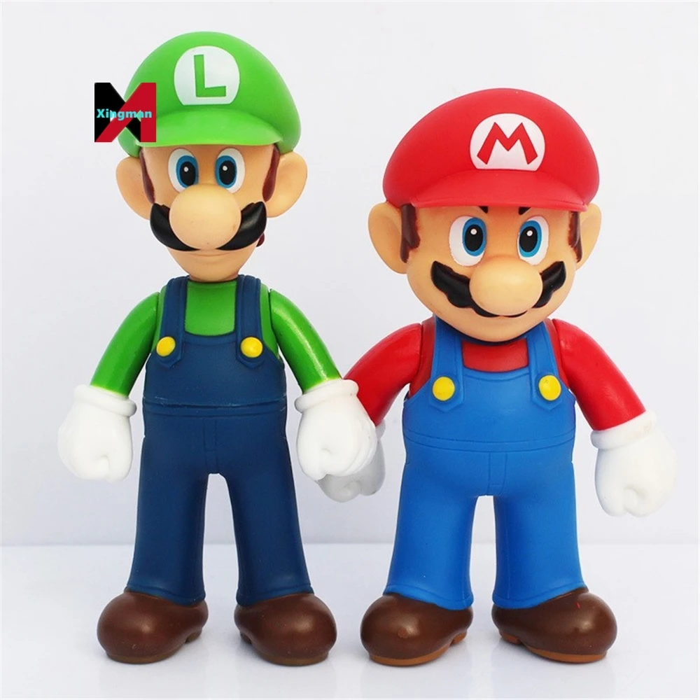 2024 New Arrival Cartoon Model PVC 3D Mario Bros Action Figures Toys Kids Girls Dolls