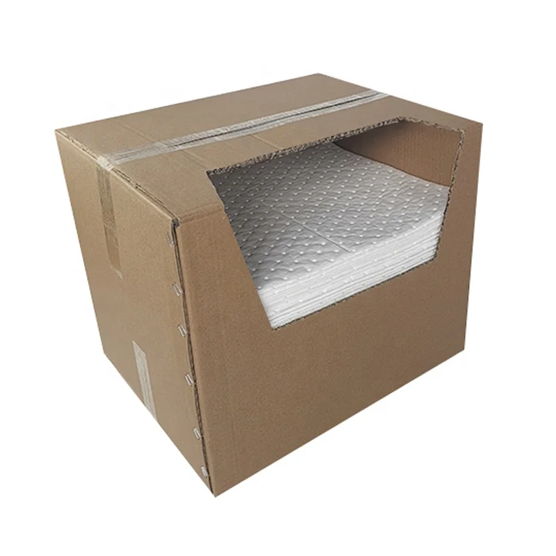 100 Polypropylene Industrial Oil Absorbing Sheets Mat Pads Buy Oil