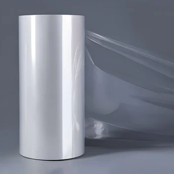 Stock 60 Gauge Polyolefin Film Sealing Heat Wrap Soft POF Plastic Shrink Tube Packaging Film 30cm Moisture Proof for packing box