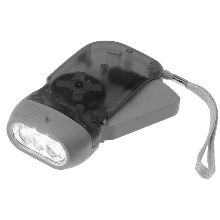 Three Light Pressure LED Keychain Flashlight Hand Pinchla Flashlight Environmental Protection Torch Hand Electric Flashlight