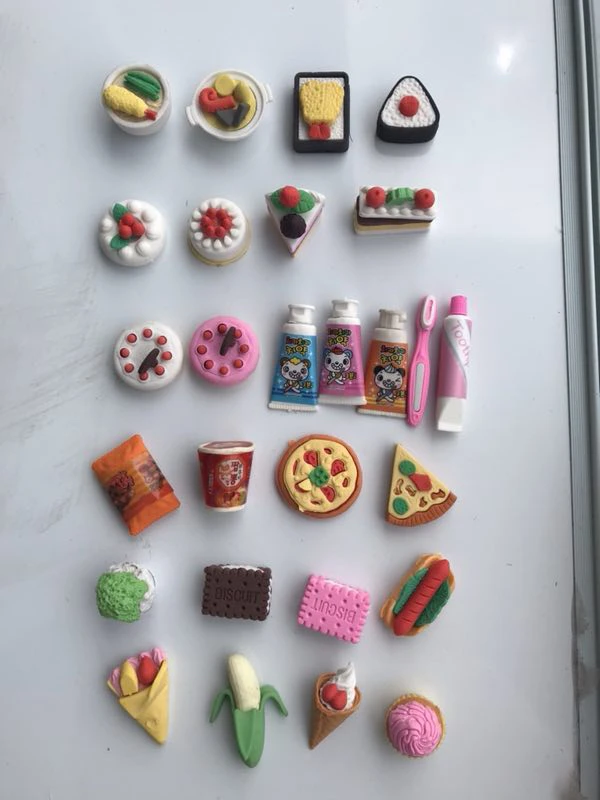 Fast Delivery Wholesale Custom Cartoon Eraser 3d Stationery Erasers