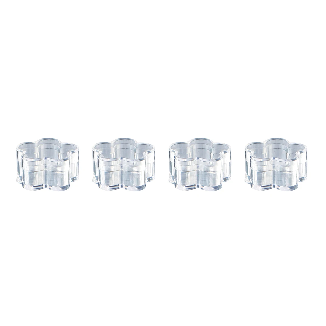 Free Sample  Mini Diamond-shape Transparent Plastic Jar 4g 5g Cute clear Plastic Cosmetic Jars