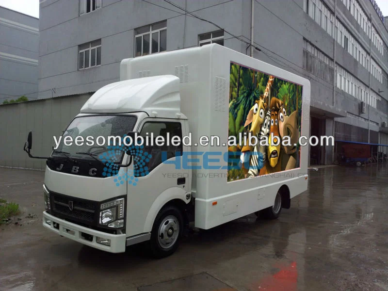 Look !!! Top Sale Large Version LED Media Van YES-V9 With Big and High Definition LED Display TV.