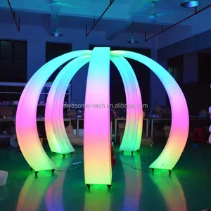 Colorful LED Plastic Arch Lights IP65 Festive Holiday Rainbow Celebrations Party Lighting for Decorations Dimmable 1-Year