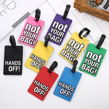 Wholesale Custom 3d Soft Pvc Luggage Travel Tag Cartoon Personalized Luggage Tag Bag Travel Tags Luggage