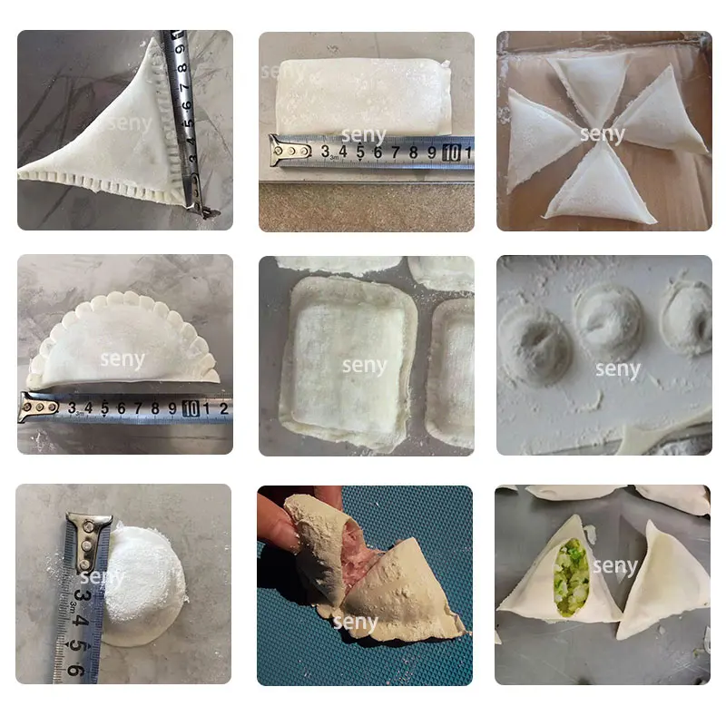 SENY Automatic Samosa Making Machine Big Empanada Dumpling Encrusting Machine