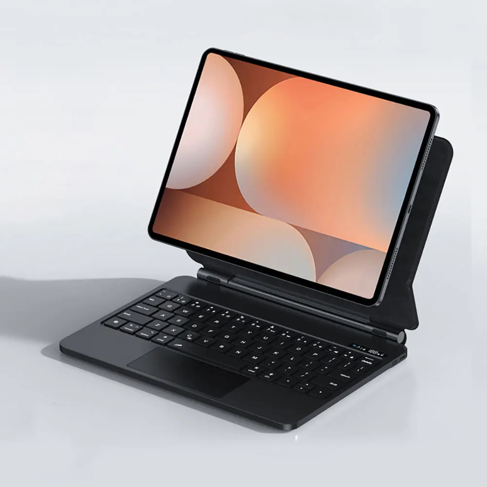 Laudtec Wholesale Secure Magnetic Keyboard Case RGB Floating Stand for Samsung Tab S8/S9/S10/S11 Lite 11inch OEM Custom Layout