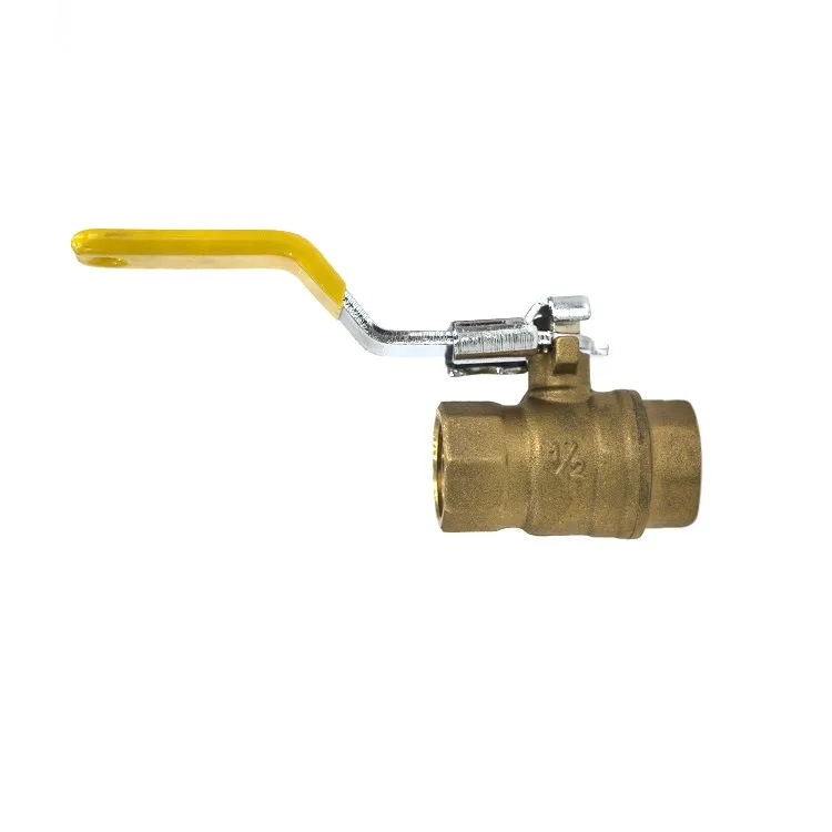 Chinese Manufacturer High Quality Brass 400 WOG Full Port NPT BSP Thread FxF Lockable Ball Valve