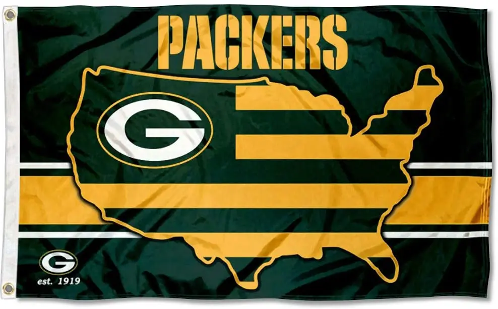 Green Bay Packers Go Pack Go 3x5 Flag