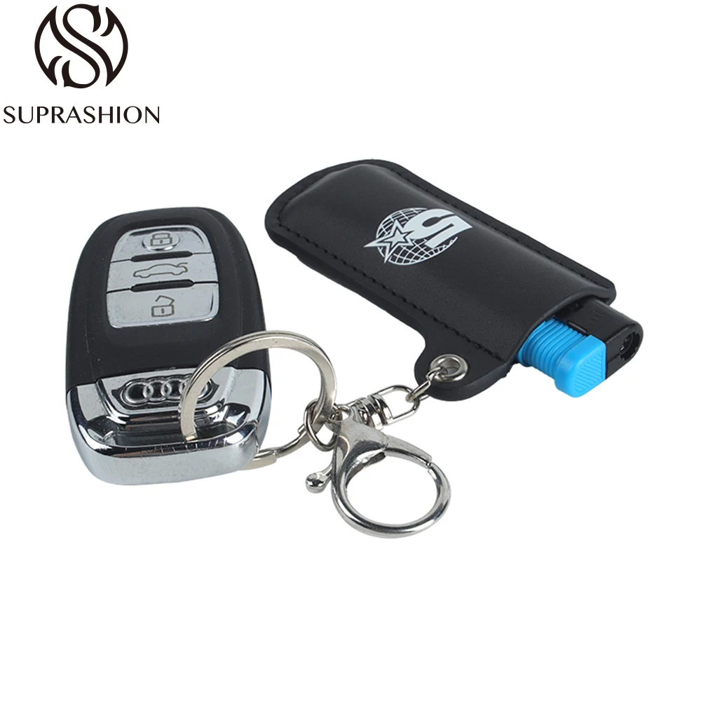 Creative Leather Lighter Keycase Lighter Control Keycase