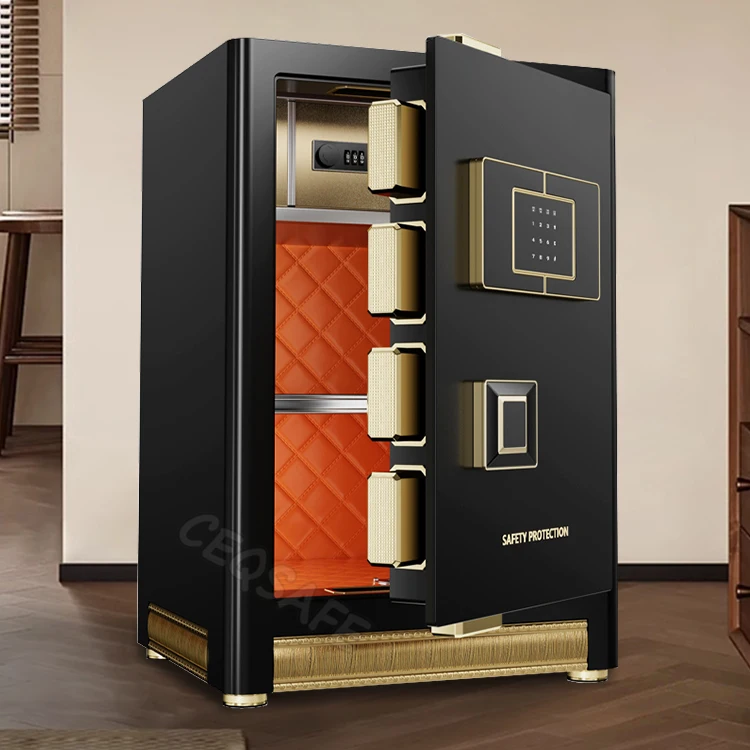 CEQSAFE Money Safe Fingerprint Keypad Password Key Tuya APP Smart WiFi Remote Control Digital Safe Box