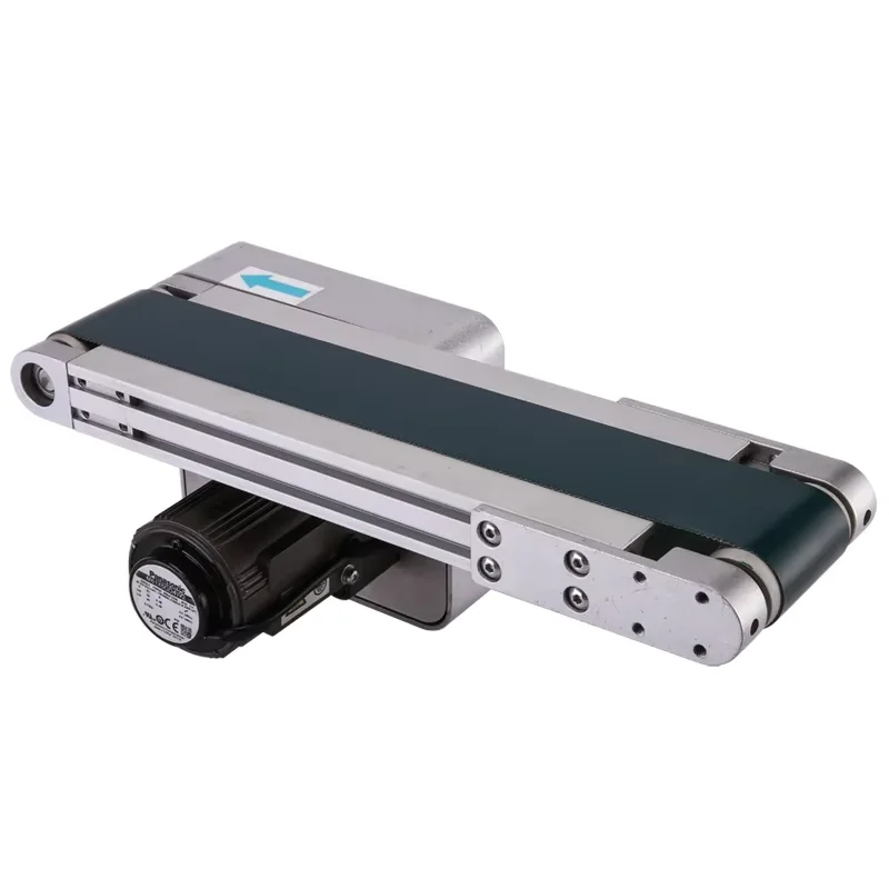 Small Tabletop Packaging Conveyor Machine Assembly Line Automatic Transport Belt Transmission Belt Baffle Cutting Processing