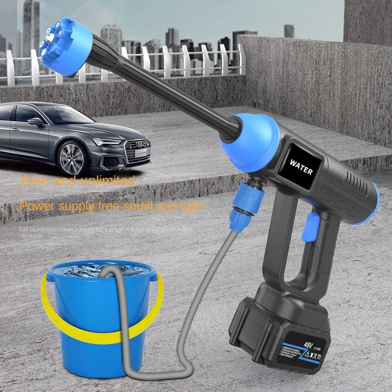 48V 96V Portable Pressure Washers Efficient Car Cleaning
