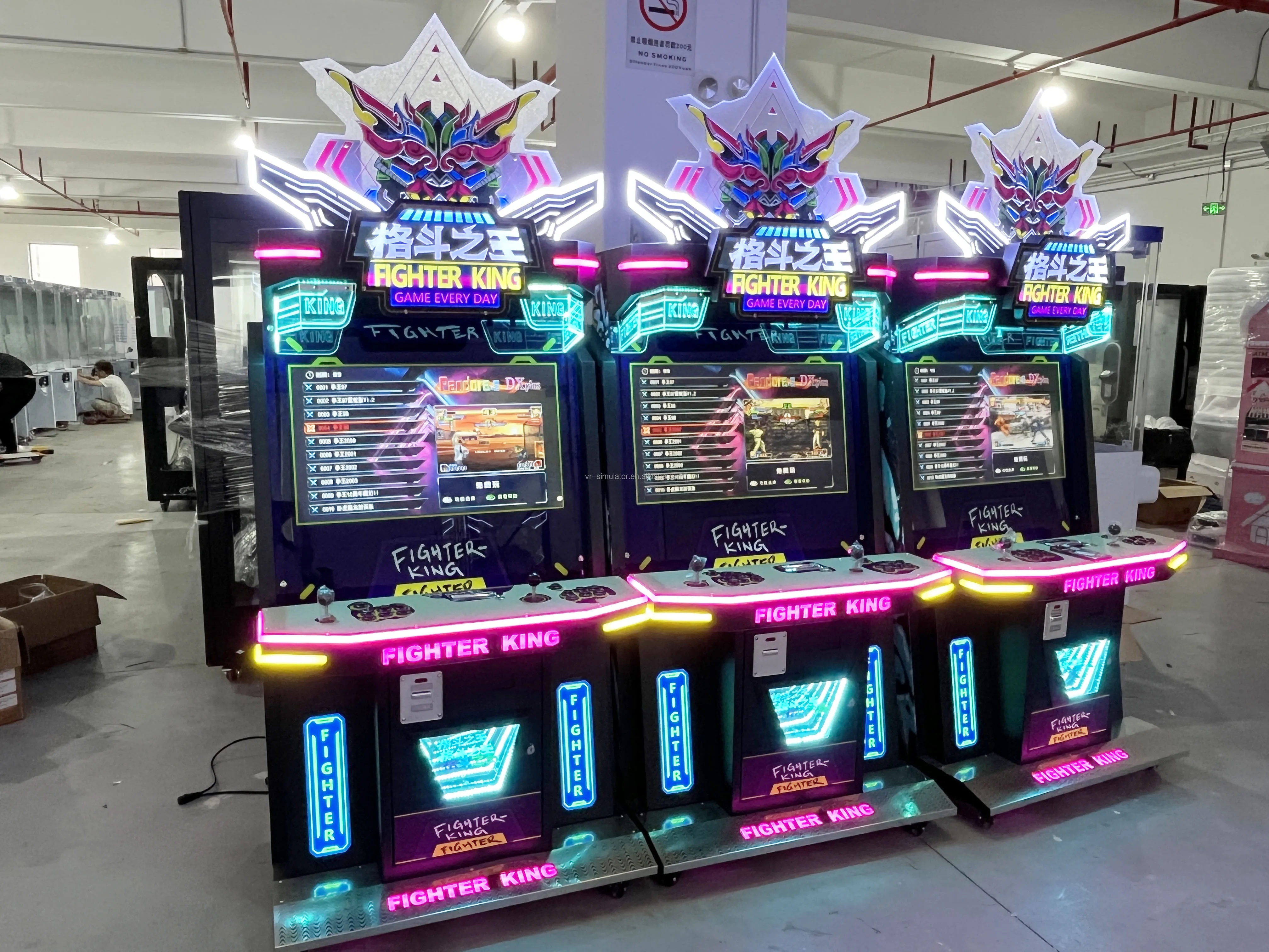 드림 랜드 신제품 코인 작동 아케이드 격투 게임 머신 비디오 파이터 킹 아케이드 머신