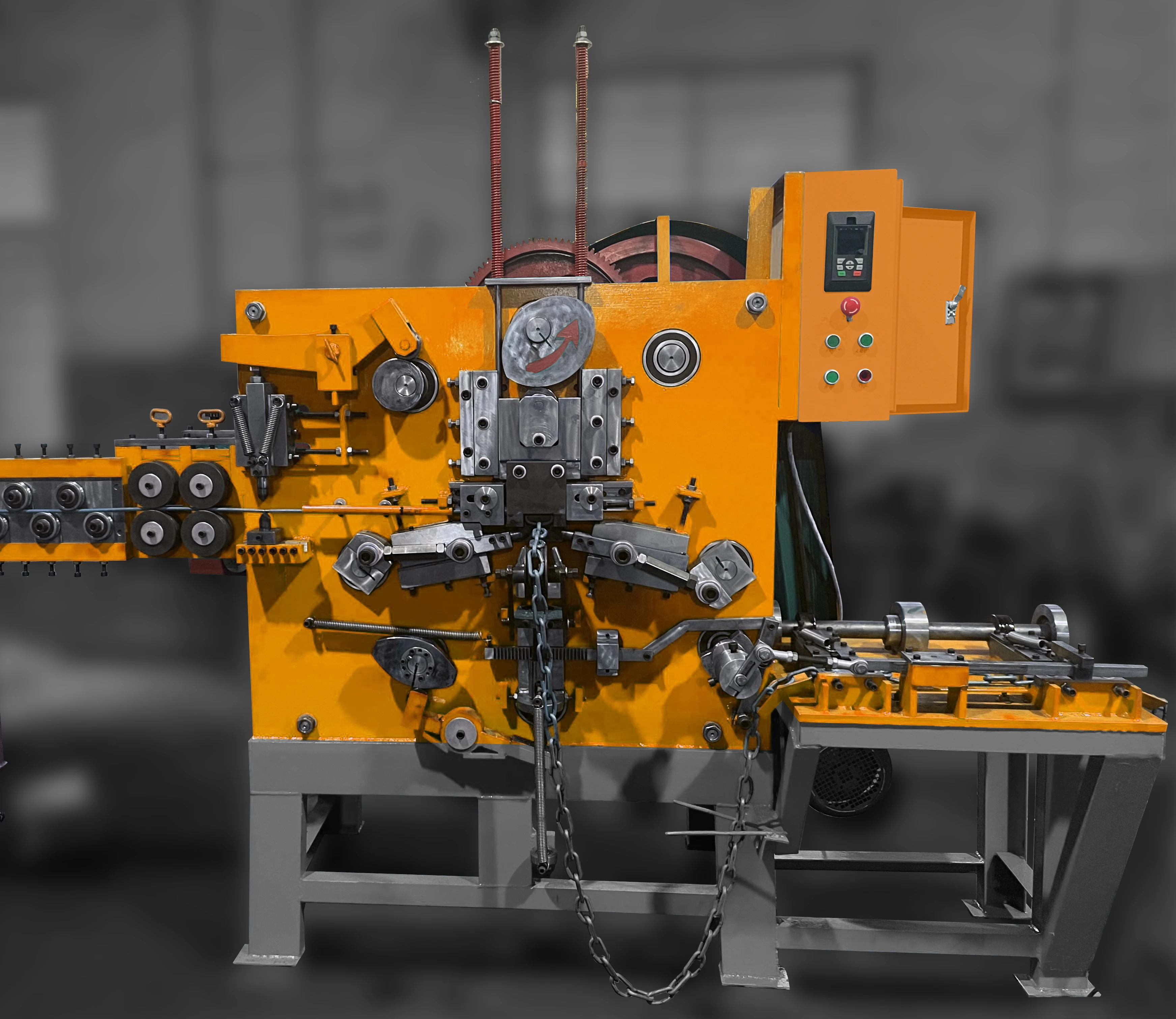 Stainless Steel Wire Chain Forming Bending Machine 4-6mm and Chain Making Machine Automatic and Steel Chain Machine