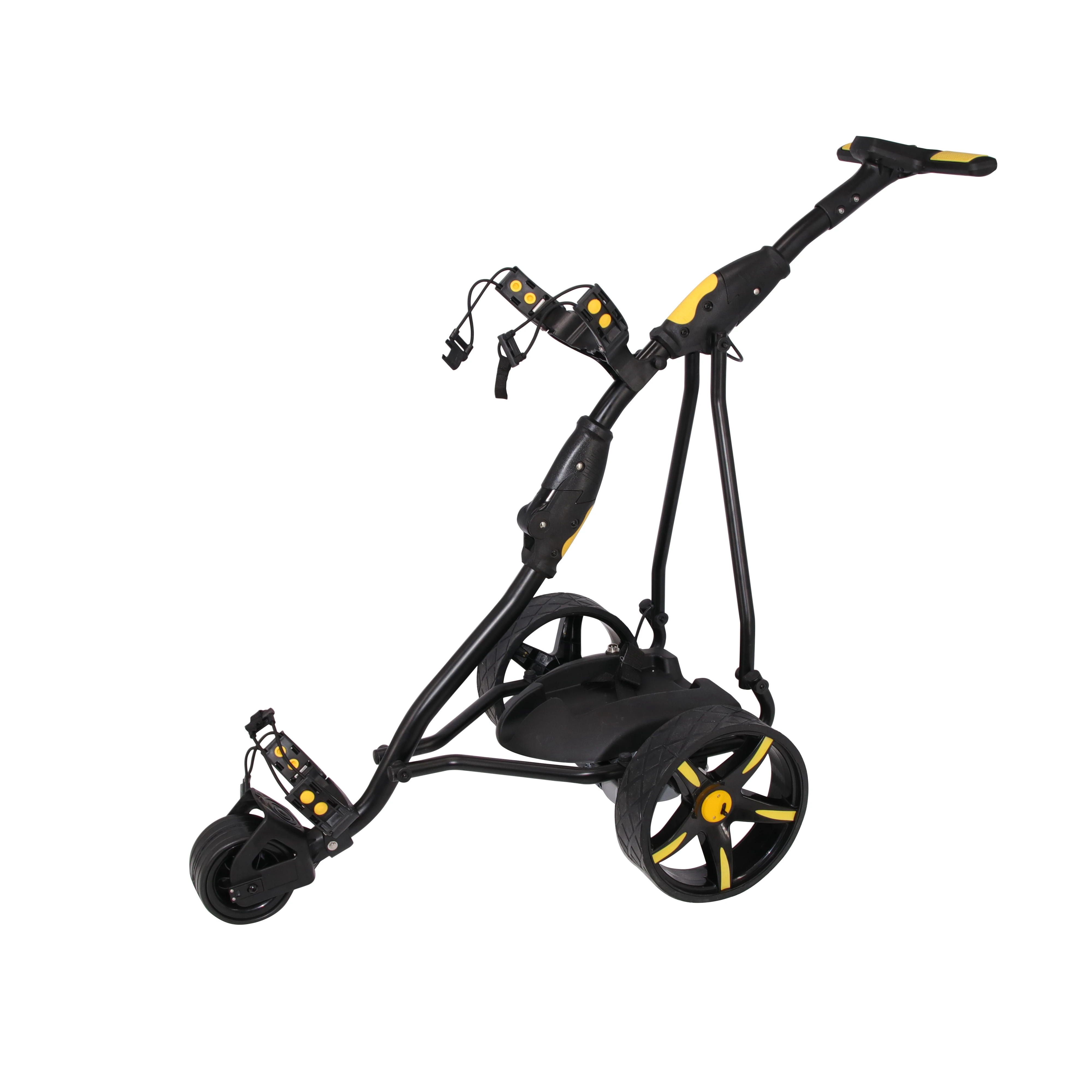 Topsun Folding Mini Remote Control Golf Carts for Sale Electric Push Golf Trolley With Seat