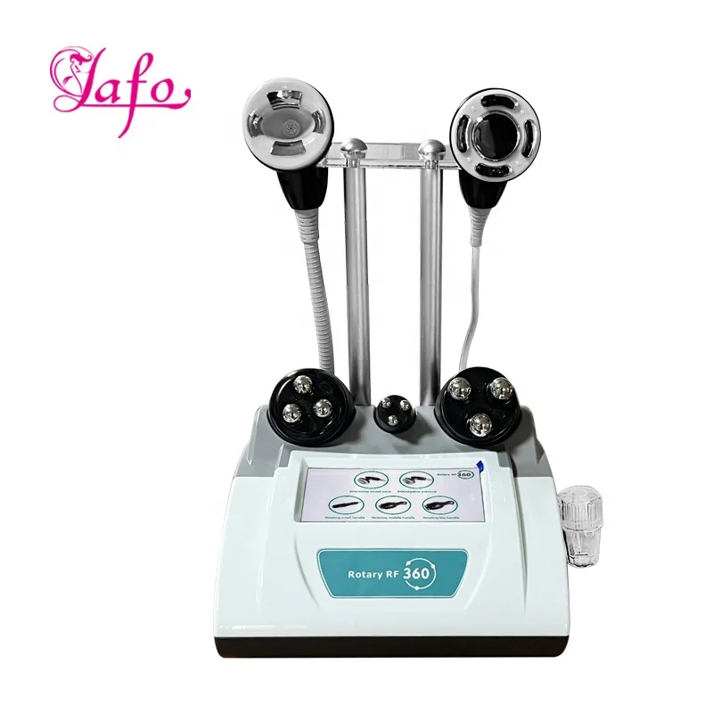 Portable Radio frequency therapy Multi-function Body Slimming Face Lift 360 degree Head Rotating RF Skin Tightening Mach