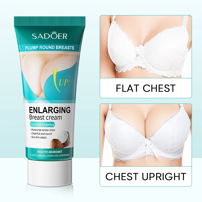 Private Label Breast Lift Cream Papaya Coconut Essence Natural Massage  Serum Lifting Tightening Big Breast Enhancement Cream