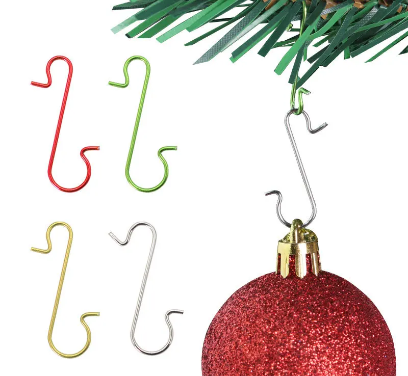 S-type Christmas novelty hooks metal clothes kitchen closet small large chrome plated S-shaped novelty hooks can be wholesale manufacture