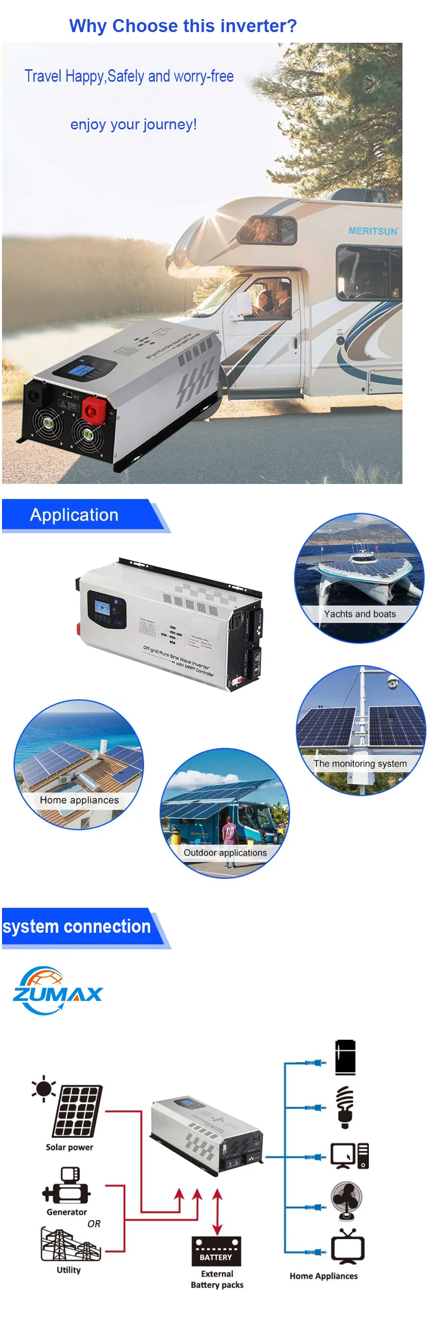 Toroidal Inverter 3000W 48V - 99% Efficiency & 2-Year Warranty