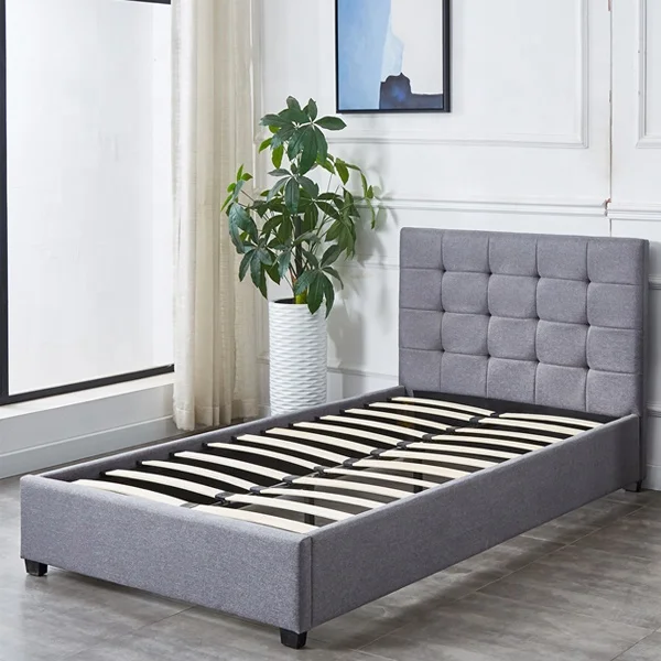 Factory Wholesale Slatted Frame 140 X 200 Cm Grey Or Black Includes Slatted Frame With Fabric