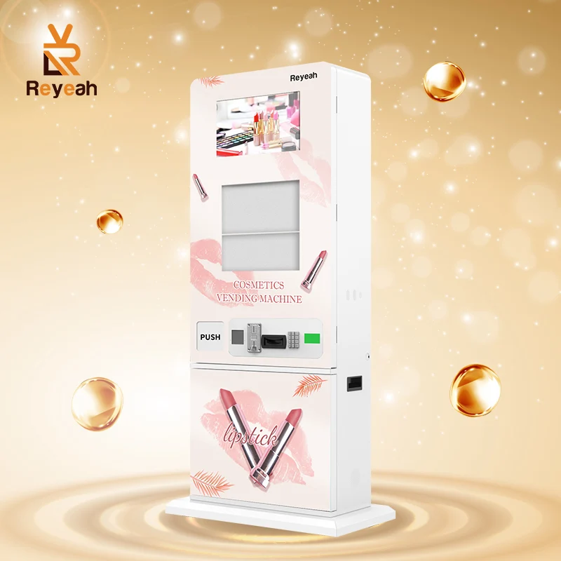 Cosmetics Vending Machine Automatic Mini Touch Screen Women Custom Beauty Makeup Lash Vending Machine With Card Reader