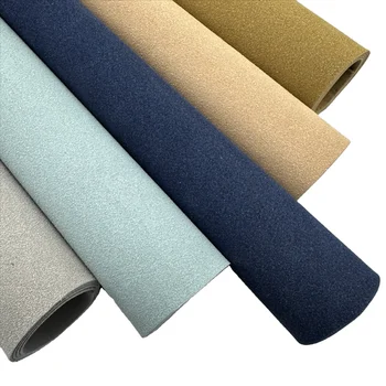 100% Polyester Nonwoven Flocking Vent Fabric double Side flocking with Glue for Textiles & Leather Products
