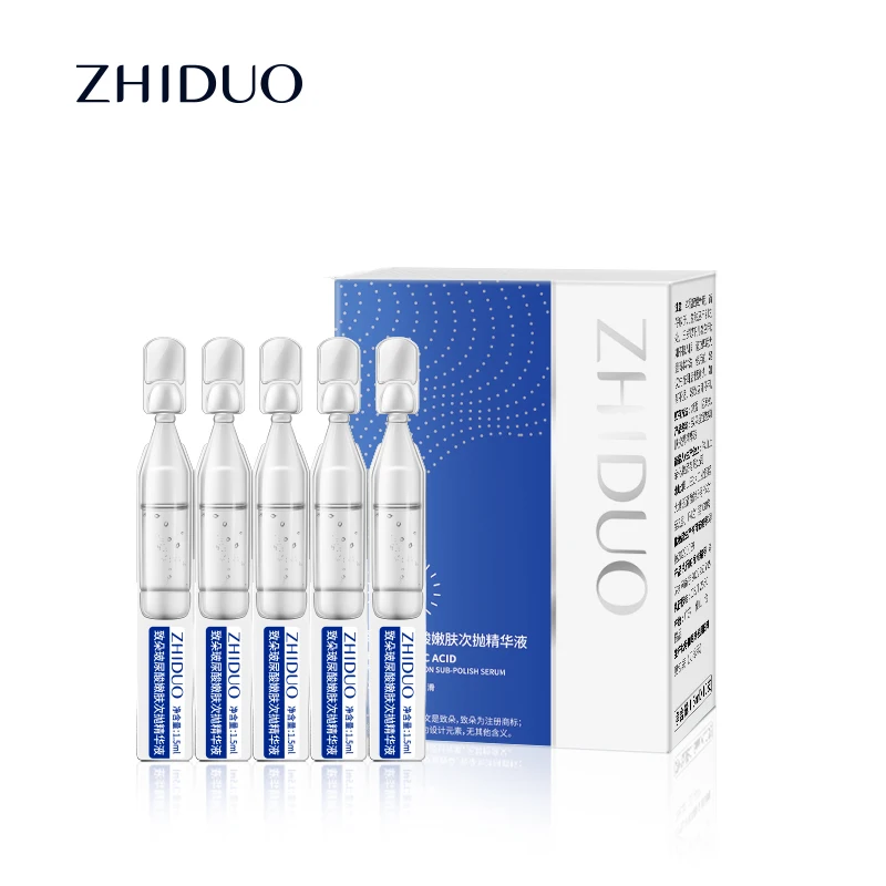 OEM Private Label Organic Anti Aging Moisturizing Hyaluronic Acid Ampoule Essence Face Skin Care Serum