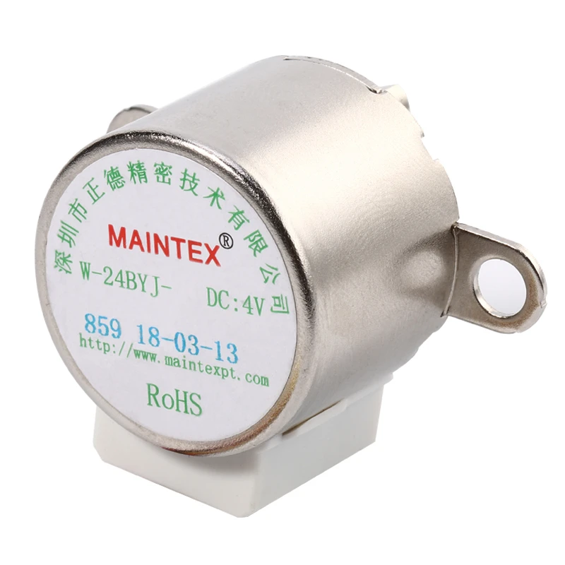 Maintex 24BYJ48 High Precise Powerful 24mm Diameter Geared Reducer Stepper Motor for Shared Mobile Power Supply Holder