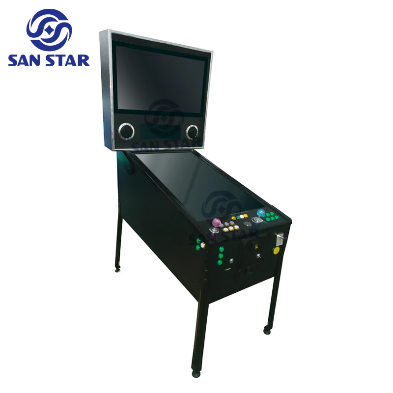 Flipperautomat Bouncing Ball Automatic Flipper Classic Digital Virtual 4k 49 Inch Screen Gumball Pinball Machine Mechanical