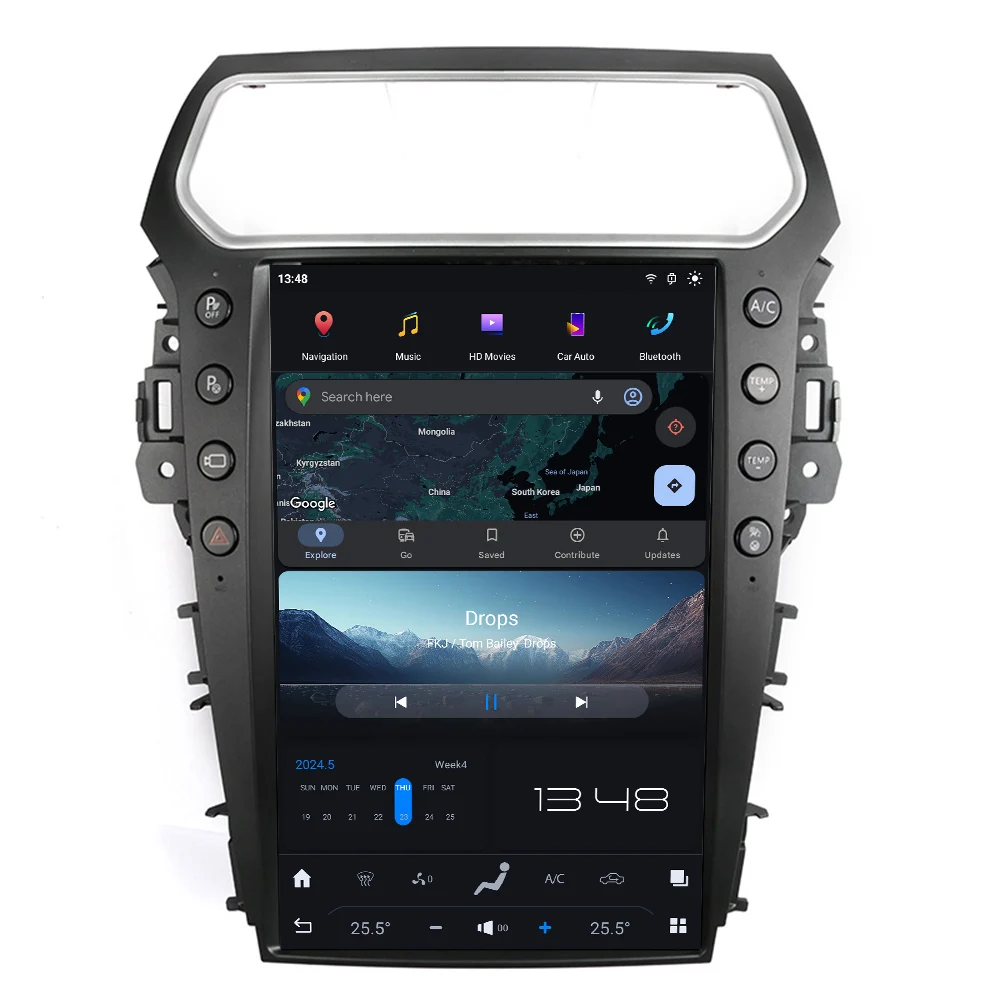 ford explorerアンドロイドナビ　14.4 インチ画面　ジャンク品 車 ford explorerアンドロイドナビ 14.4 インチ画面 ジャンク品