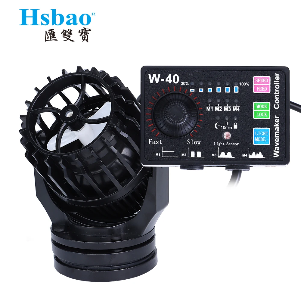 Hsbao Factory Smart 1058gph -3400gph DC 24V Aquarium Wave Maker Marine Reef  Tank Circulation Wavemakers Water MOVEMENT Wave Pump| Alibaba.com