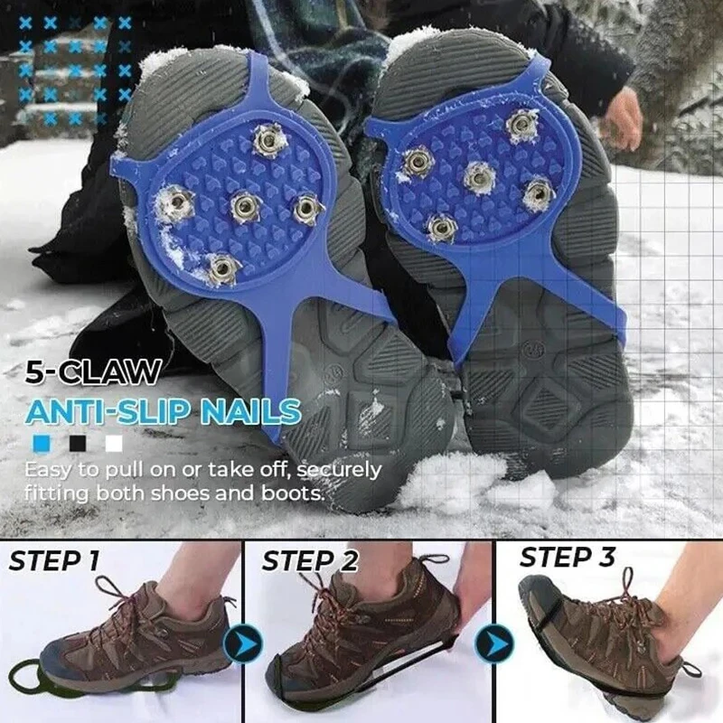 Winter Climbing Cleats Anti-Skid Snow Ice Grippers