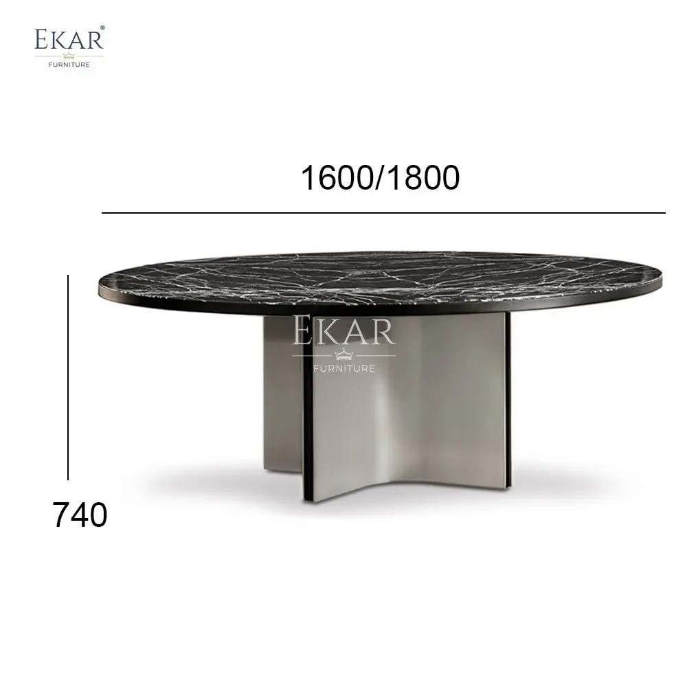 product bulgari black high gloss marble dining table modern solid wood design for home office or bedroom use versatile table tops-69