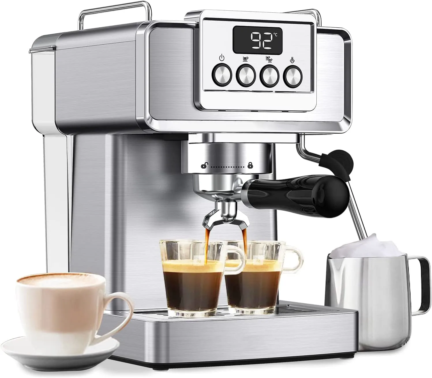 High End Semi Automatic Italy Cappuccino Coffee Making Machine ...