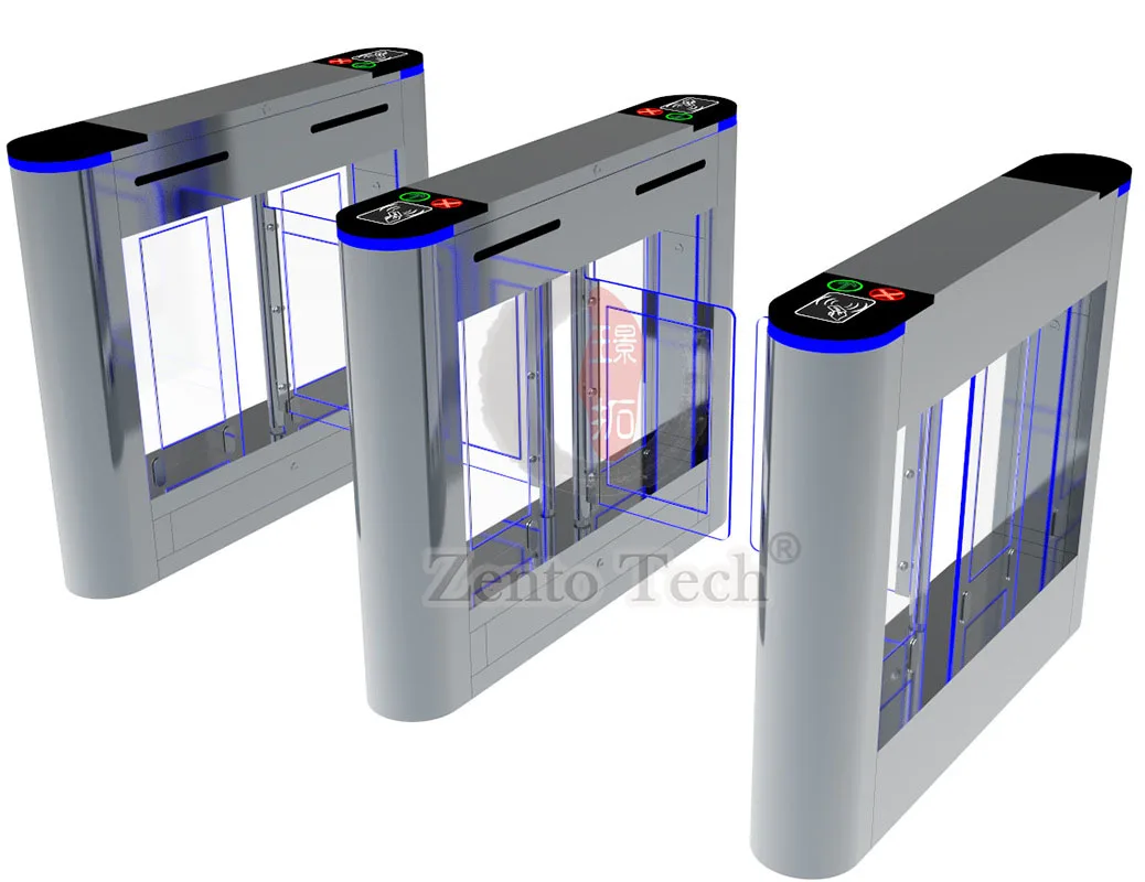 Ticket Validation Crowd Management Biometric Authentication Pedestrian Access Swing Turnstile Gate
