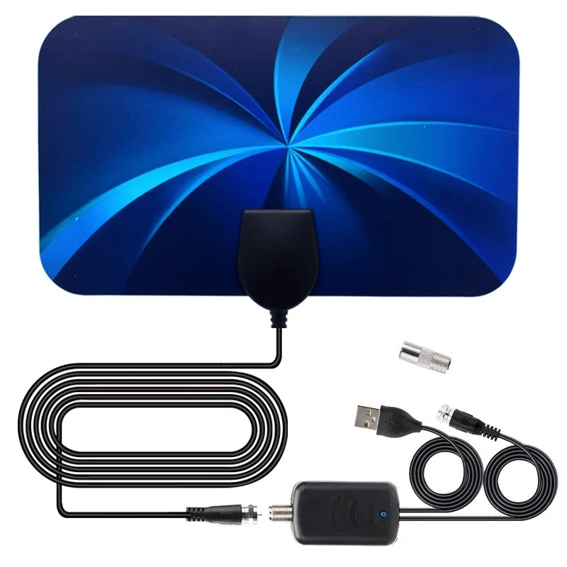 Factory Price Free Sample Digital Tv Antenna Digital Antenna for Smart Tv 4K Mini Rectangular Combination Antenna