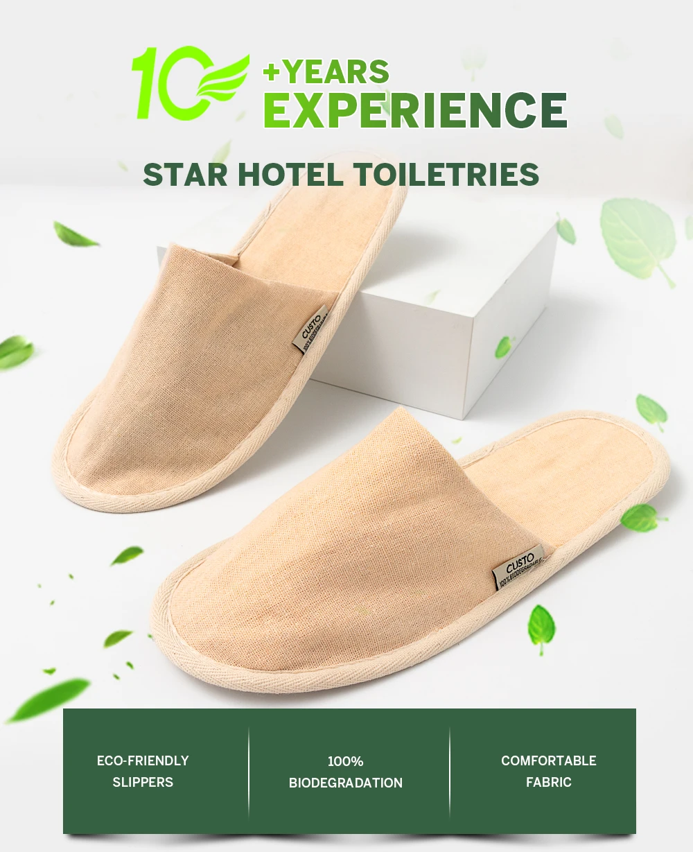 Factory Direct Environmental Slippers Ecofriendly 100 Degradable