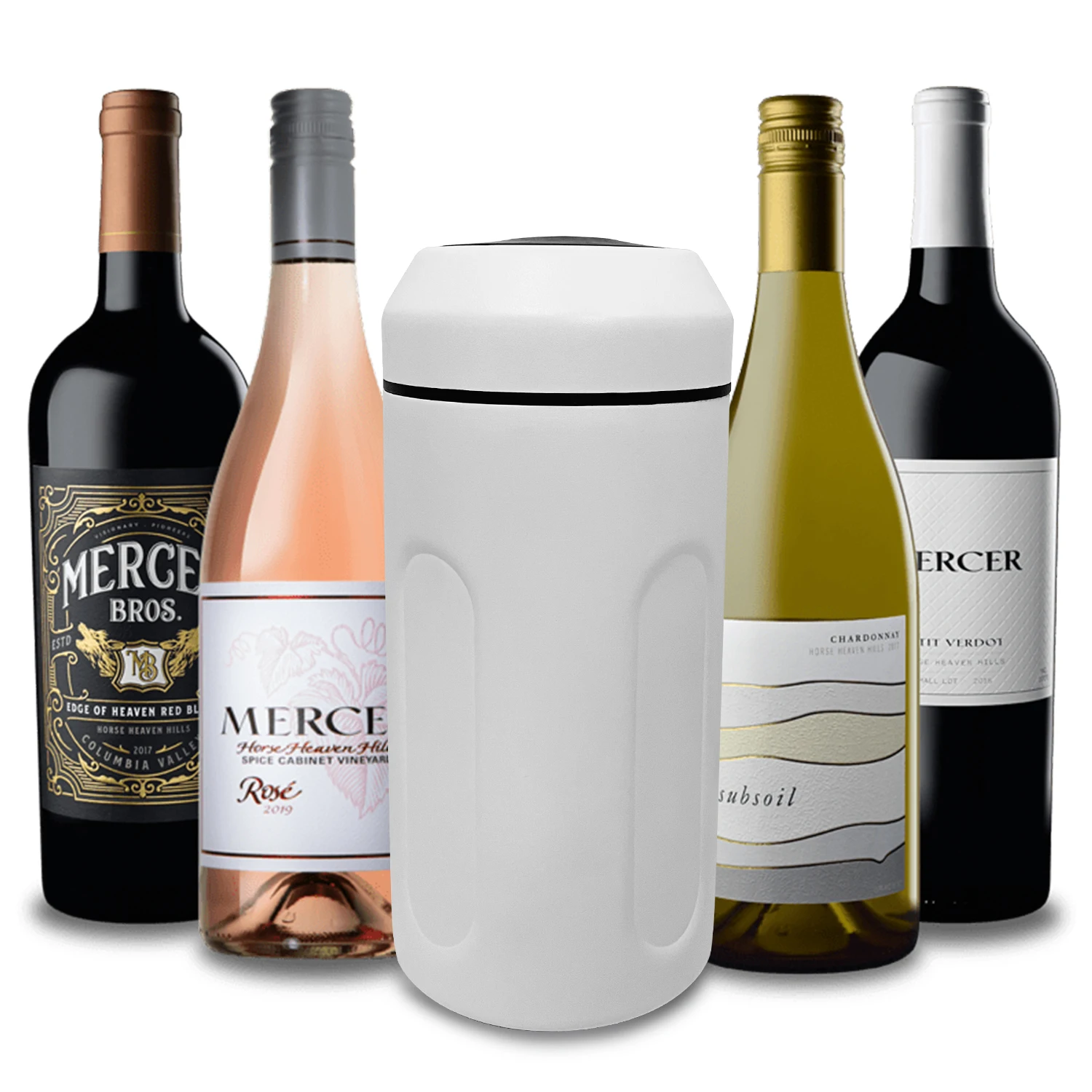 Portable Premium Iceless Wine Bottle Chiller Double Walled Champagna