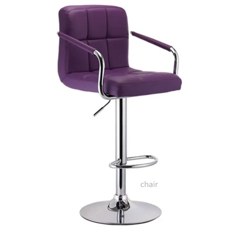 High Quality Swivel Chrome Base bar Chair bar Stool Adjustable