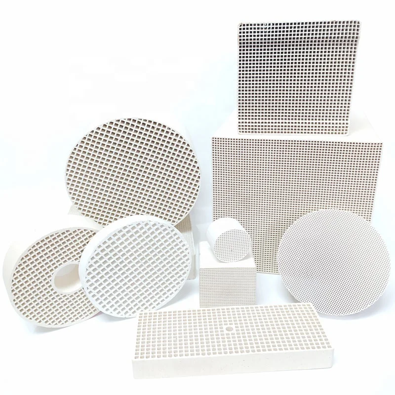 High Temperature Insulation Catalyst Cordierite Ceramic Honeycomb for Heat Exchanger