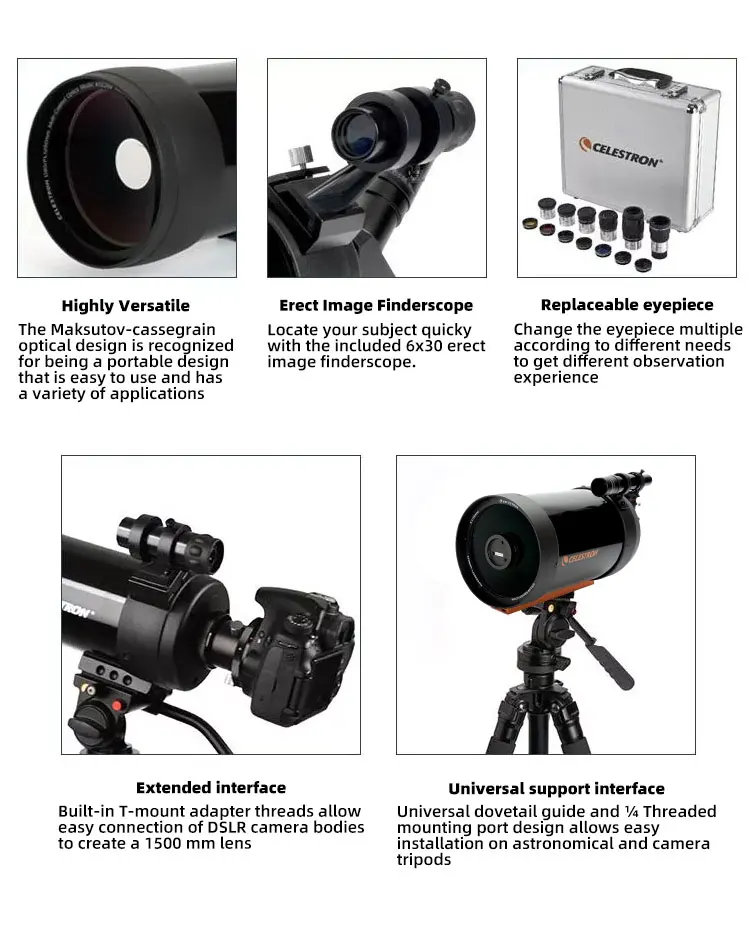 Binock 1000x Celestron Nexstar Telescope Digital Professional