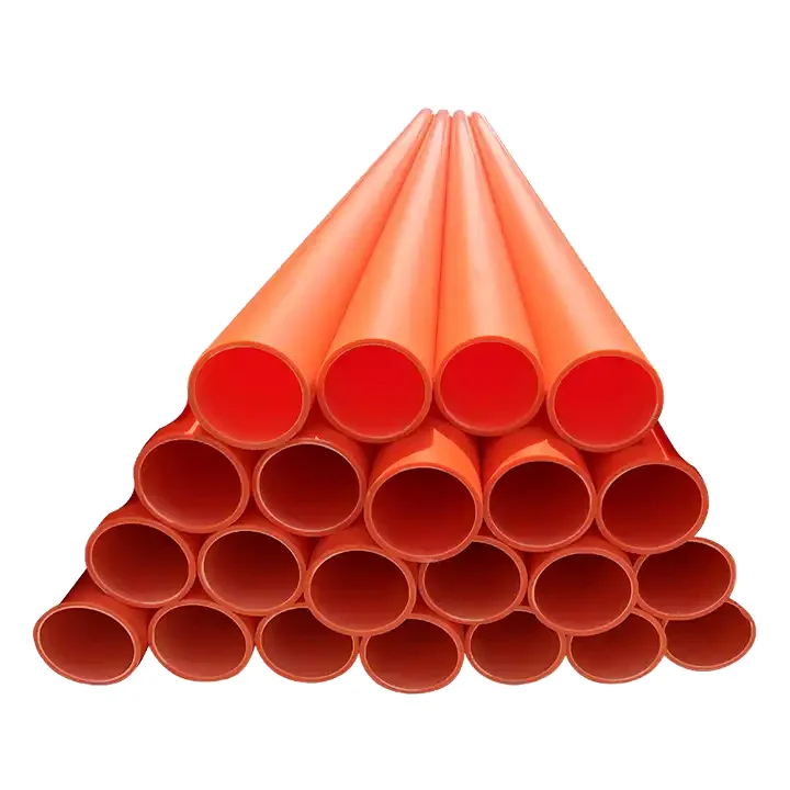 Малый диаметр MPP Электрический трубопровод пластиковая труба Dn200 SN40 PPR/как материал для защиты подземного кабеля литой