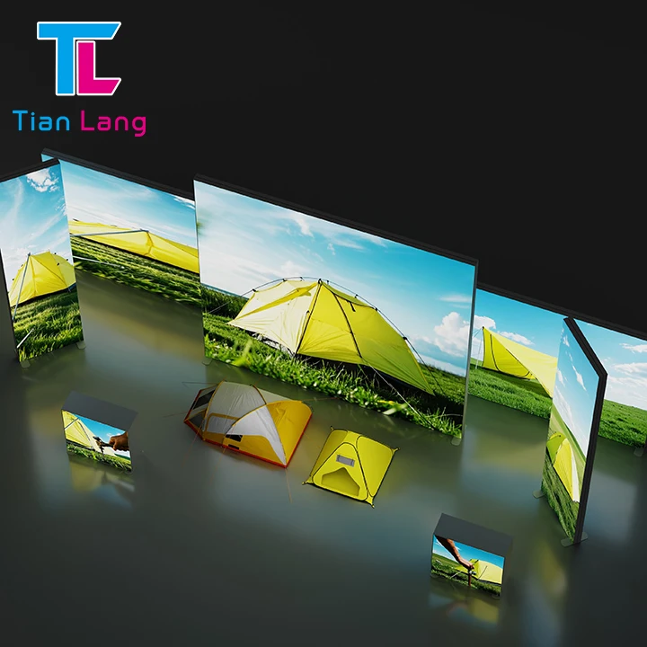 Exhibition Booth High Quality Quick Setup Portable Trade Show Equipment Display Light Box ExhibitionLED Exhibit