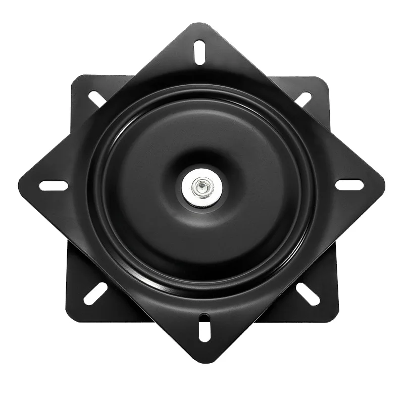 HUAWEI 360 Degree Rotation Tables Chairs Swivel Plate Black with Steel Ball Bearings Bar Stool Lazy Susan Turntable Base