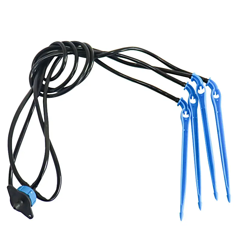 Agricultural System 4 Ways Adaptor Drip Irrigation 2 l Spike Set Emitter Button Irrigation Tools Drip Arrows with Arrow Dripper
