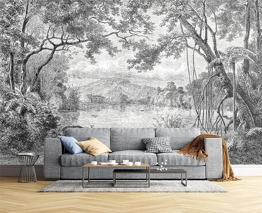 Custom 3D Floral Mural Wallpaper for Home & Office Luxury