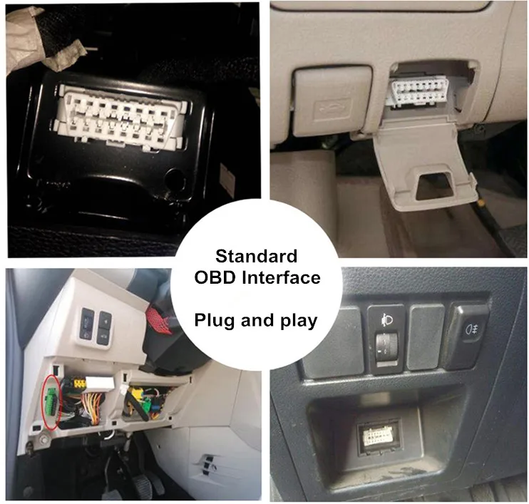 OBD Tracking Device Auto OBDII SIM Card Online Free Platform No Monthly Fee 4G GPS Tracker