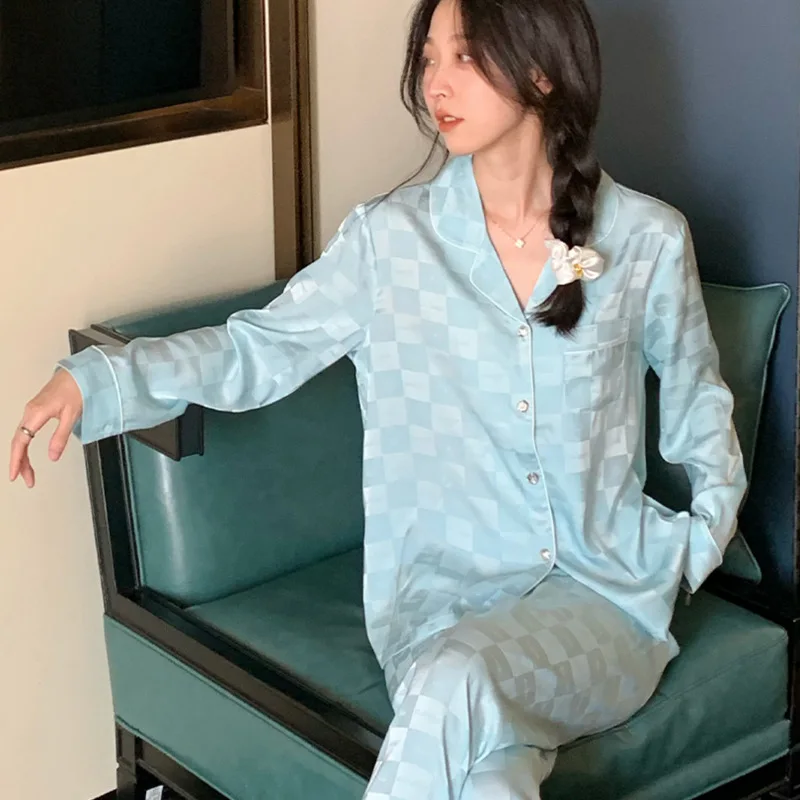 Pijamas de Netflix para mujer, primavera y verano, pantalones de